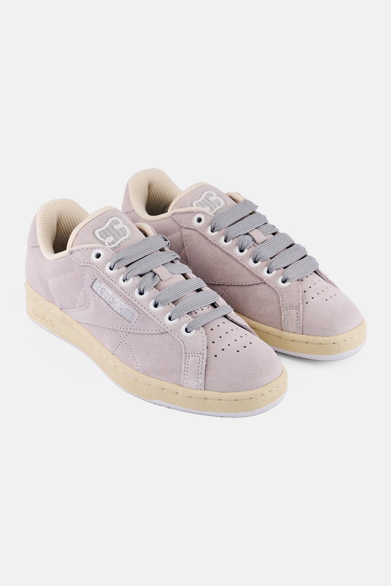 Reebok Men Club C Grounds Lace Up Tennis Shoes, Light Grey  - Image 1