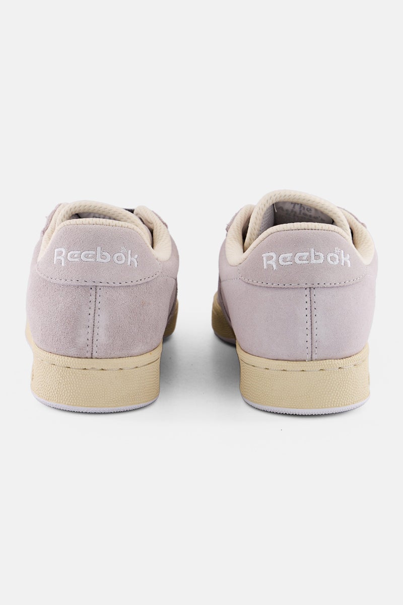 Reebok Men Club C Grounds Lace Up Tennis Shoes, Light Grey  - Image 2