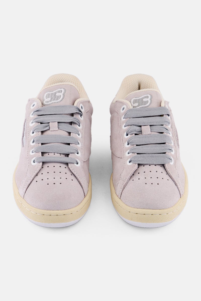 Reebok Men Club C Grounds Lace Up Tennis Shoes, Light Grey  - Image 3