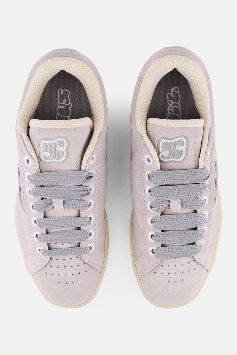 Reebok Men Club C Grounds Lace Up Tennis Shoes, Light Grey  - Image 4