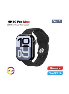 HK HK10 Pro Max Multifunctional AMOLED Display Smart Watch for Men & Women, Fitness Tracker, Heart Rate Monitoring, Sleep Tracking, Waterproof, Touchscreen, Long Battery Life, Stylish Design  - Image 2