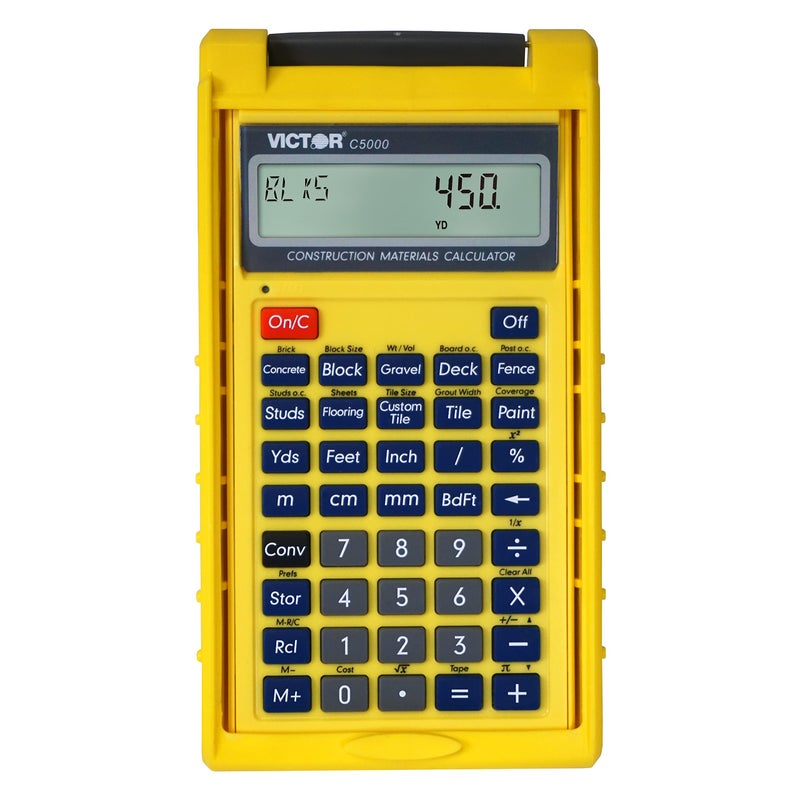 Victor C5000 Construction Materials Calculator with Protective Case - Image 1