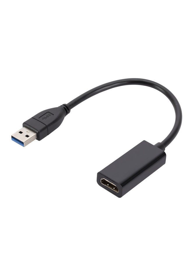 Drive-free USB3.0 TO HDMI Adapter USB TO HDMI Converter Android Mac OS With Screen Cable Extension-Color:USB To HDMI Female (large Shell) - Image 5