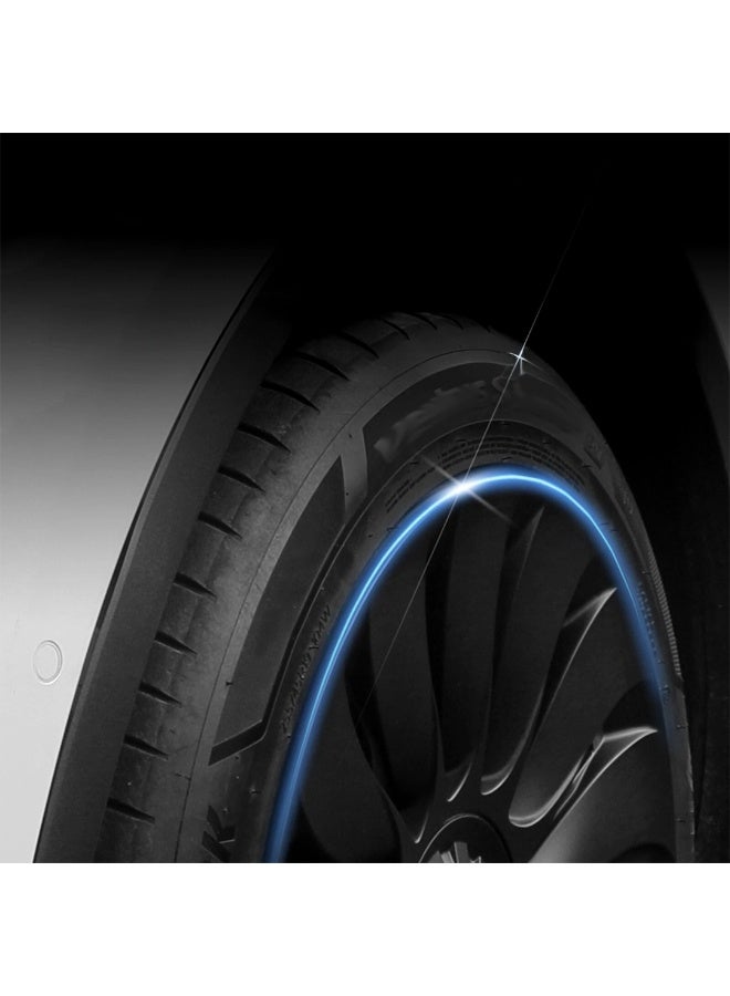 HPS Tesla Model Y 19-Inch Wheel Covers – Storm Symmetrical A-Style | Set of 4 ABS Hubcaps for Gemini Wheels  - Image 2