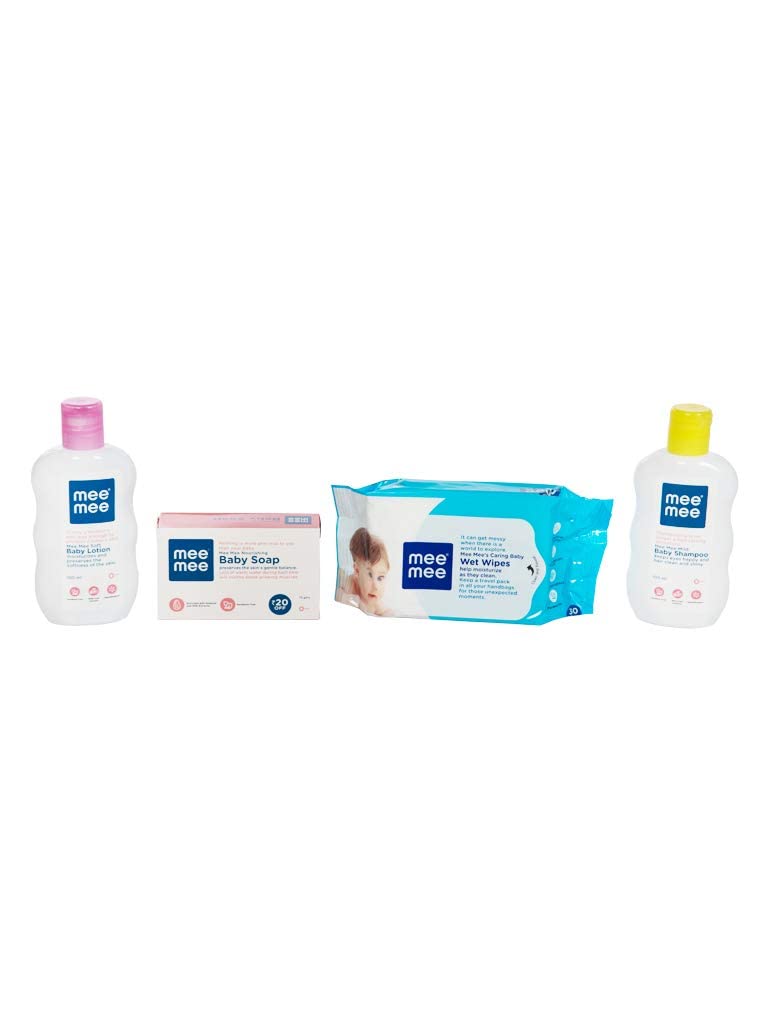 Mee Mee Bundle of Joy Baby Gift Set (Pack of 4) | Newborn Baby Care Essentials Kit | Ideal Gift for Baby Shower & Newborn Babies - Image 5