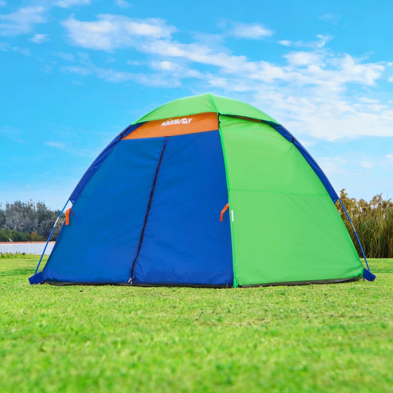 NARMAYÂ® Play Tent Summer Camping Dome Tent for Kids Indoor/Outdoor Fun - 60 x 60 x 44 inch - Image 4