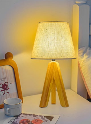Nordic Retro Style Desk Lamp Bedroom Bedside Fabric Table Lamp Decoration With Remote Control And adjustable timing - pzsku/ZFA87AEFF2043BE73B75CZ/45/_/1701135548/1b4e3fa8-0c2b-4c60-ae5f-8a445d7172b3