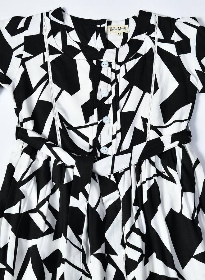 بيلا مودا فستان بطبعة تجريدية - Image 3