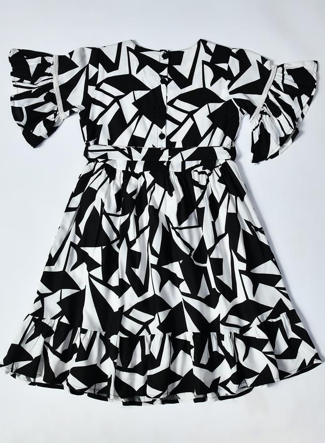 بيلا مودا فستان بطبعة تجريدية - Image 2