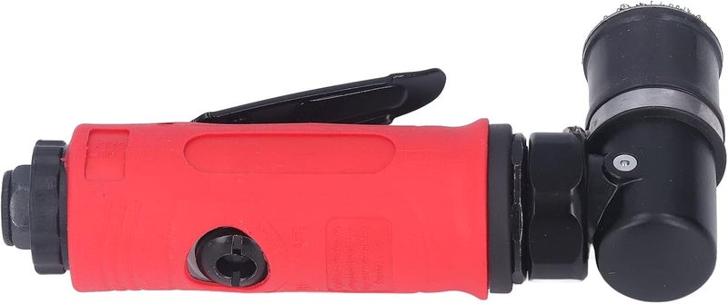 Air Die Grinder Industrial Pneumatic Spot Mill 1/4in Inlet 15000RPM High Efficiency Low Noise Zinc Alloy Red Sheath YDE8912B for Metal Wood Car Polishing - Image 4