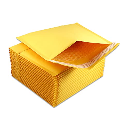 EcoSwift 5 EcoSwift Size #CD 7.25 x 8 Kraft Bubble Mailers Self Sealing Bulk Padded Shipping Supplies Packaging Envelopes Bags CD 7.25 inches by 8 inches - Image 5