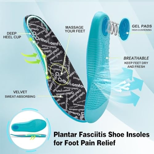 OrthoComfoot صنادل مشي للرجال ذات أصابع مغلقة طبية: ملابس عصرية لمرضى الأعصاب والتهاب اللفافة الأخمصية، صنادل مريحة، دعم قوس مريح، أحذية رياضية صيفية خارجية مقاومة للماء باللون البني مقاس 10 - Image 4