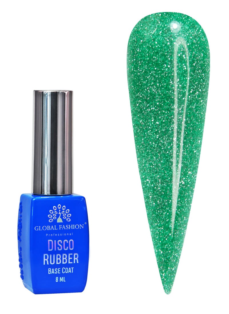 GLOBAL FASHION Global Fashion Disco Reflective Rubber Base | 8ml | Long-lasting Shine  (13)  - Image 1