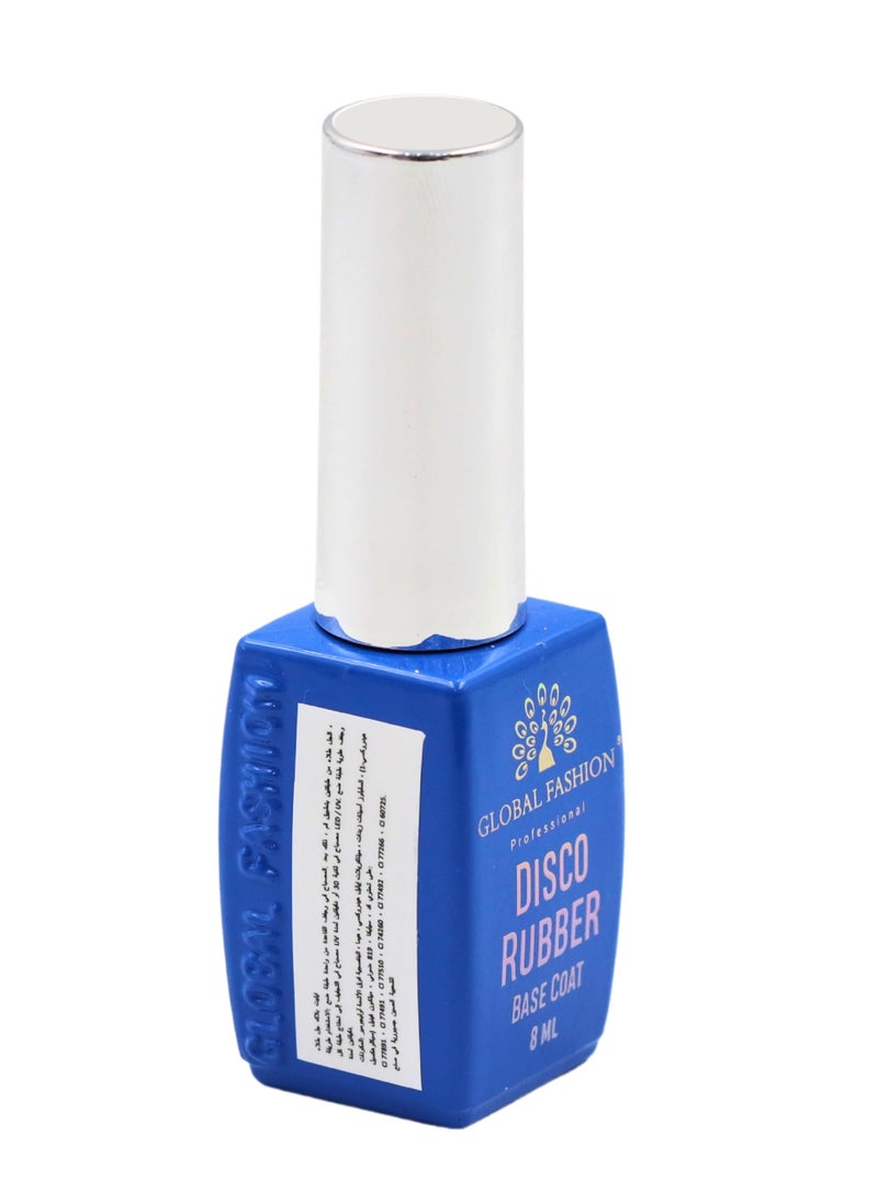 GLOBAL FASHION Global Fashion Disco Reflective Rubber Base | 8ml | Long-lasting Shine  (13)  - Image 4