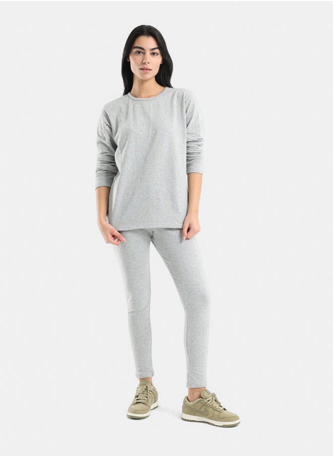 Clue Solid Slim Fit Lounge Set  - Image 1