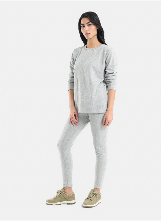 Clue Solid Slim Fit Lounge Set  - Image 2