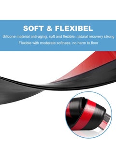 Arabest Door Draft Stopper, 100 cm Length Under Door Seal, Door Sweep for Exterior & Interior Doors, Door Bottom Draft Blocker Dust and Noise Insulation Weather Stripping Draft Guard Insulator, Black  - Image 3