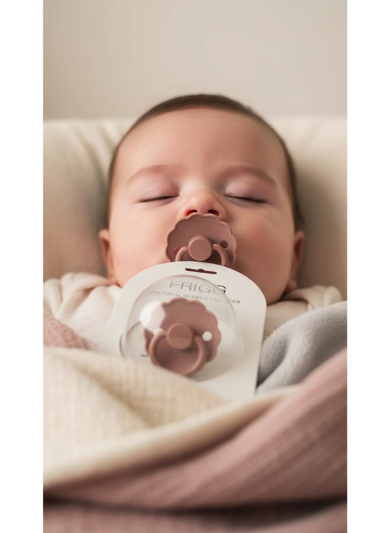 FRIGG Natural Latex Baby Pacifier | Size 1 (0–6 Months) | BPA-Free, Orthodontic Soother | Designed & Made in Denmark - Image 4