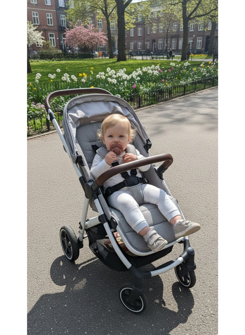 FRIGG Natural Latex Baby Pacifier | Size 1 (0–6 Months) | BPA-Free, Orthodontic Soother | Designed & Made in Denmark - Image 2