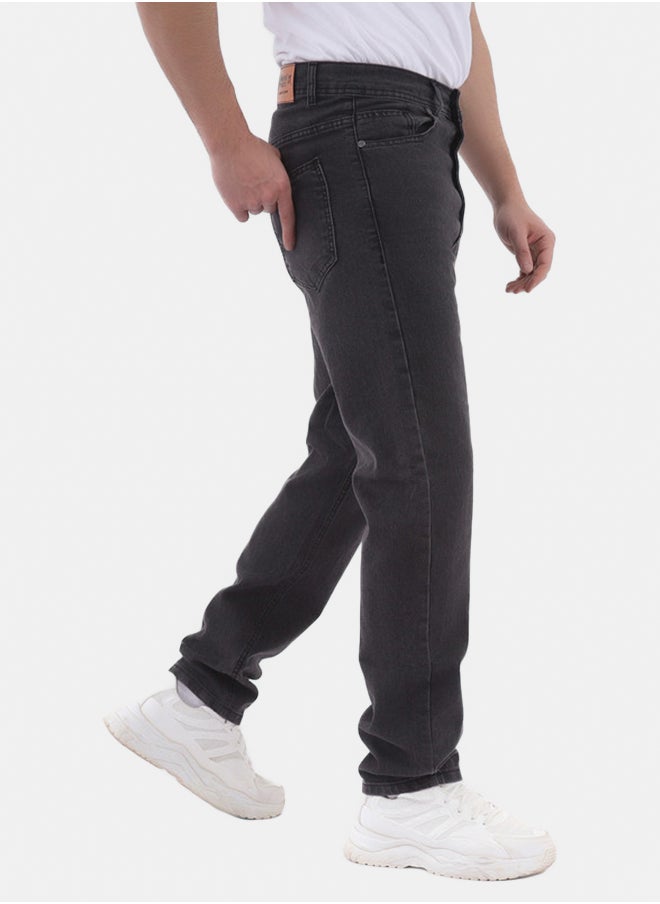 EGY WEAR Men's Slim Fit Jeans dark gray - Size 32  - Image 3