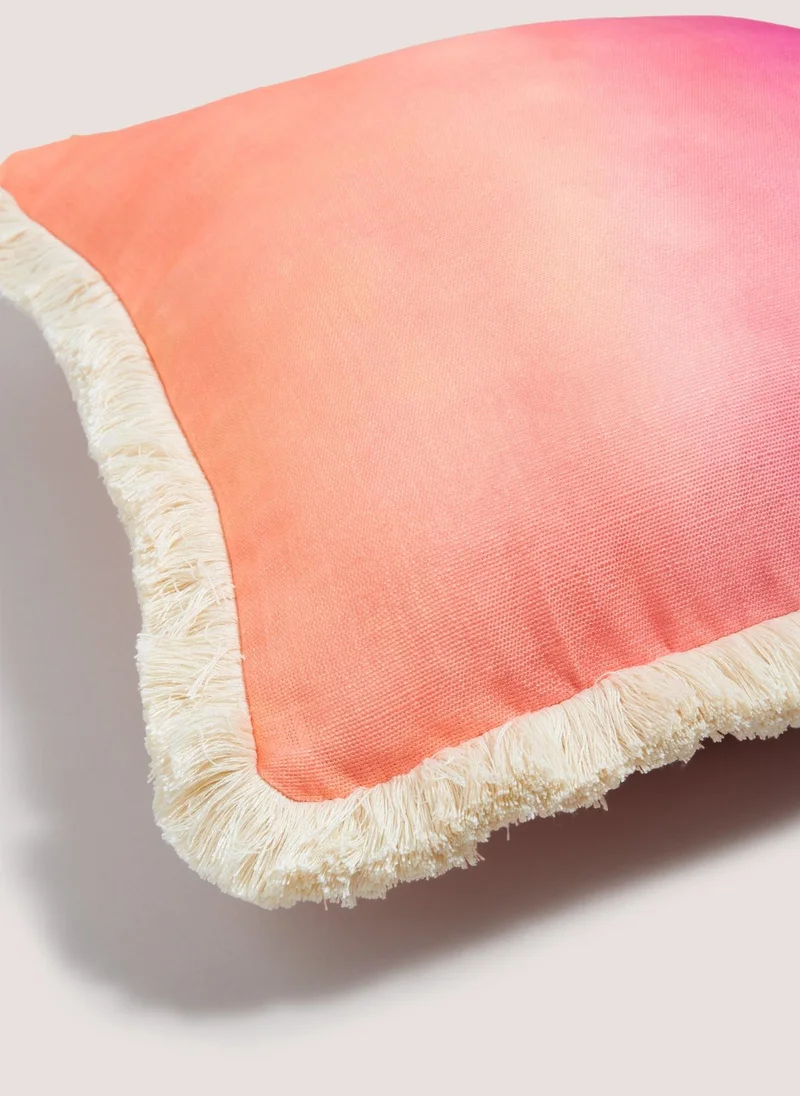 Matalan Pink Tiedye Cushion Dusty Pink