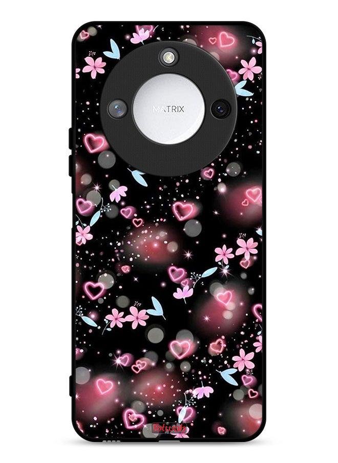 Tolwak Honor X9c Smart 5G Protective Case Cover Small Hearts And Flowers  - Image 1
