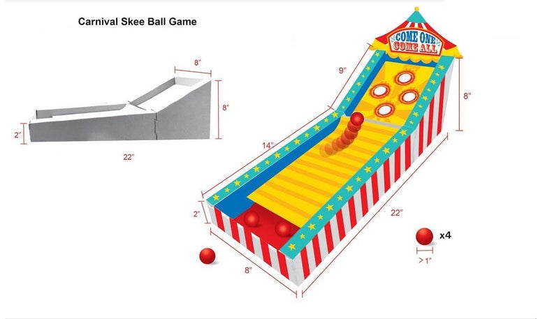 Fun Express Carnival Ball Roller Game - Multicolor - Image 3