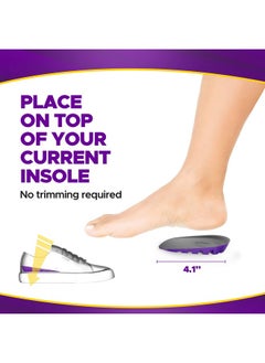 Frido Frido Orthopedic Heel Pads For Heel Pain Relief, Heel Insole For Extra Cushioning And Comfort, Slim Designed Heel Cushions Heel Aggravation & Spur Relief Heel Cups, Small (Uk 4 - 7), Pack Of 2  - Image 4