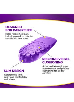 Frido Frido Orthopedic Heel Pads For Heel Pain Relief, Heel Insole For Extra Cushioning And Comfort, Slim Designed Heel Cushions Heel Aggravation & Spur Relief Heel Cups, Small (Uk 4 - 7), Pack Of 2  - Image 2