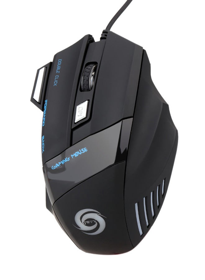 ماوس ألعاب 7D سلكي بضوء LED ومنفذ USB - Image 1