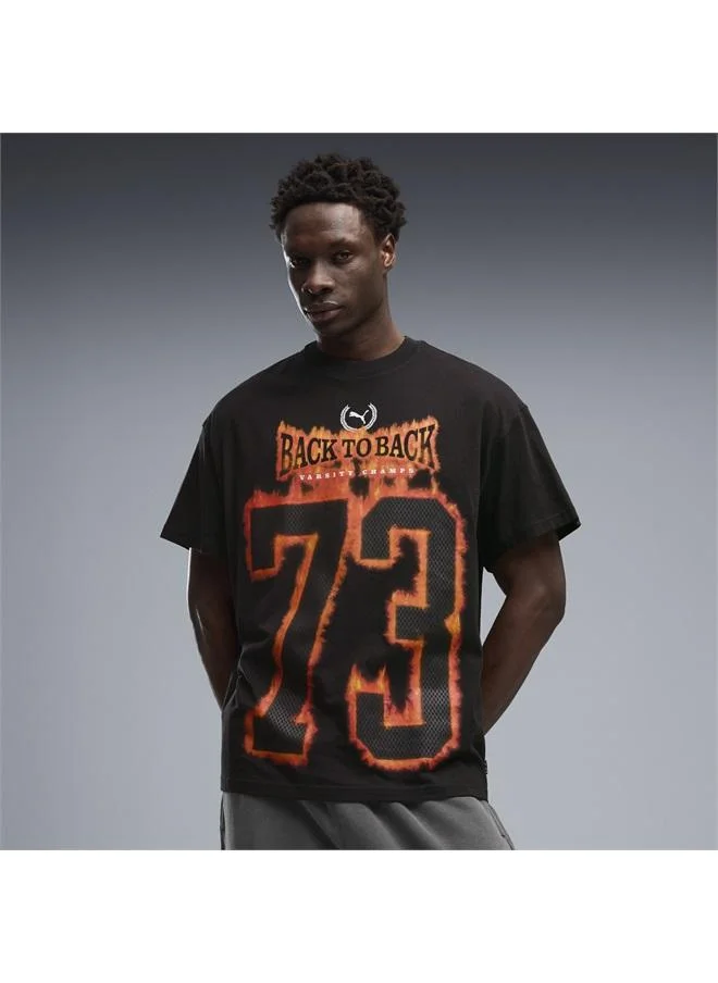 Back To Hoops Oversized Tee Men