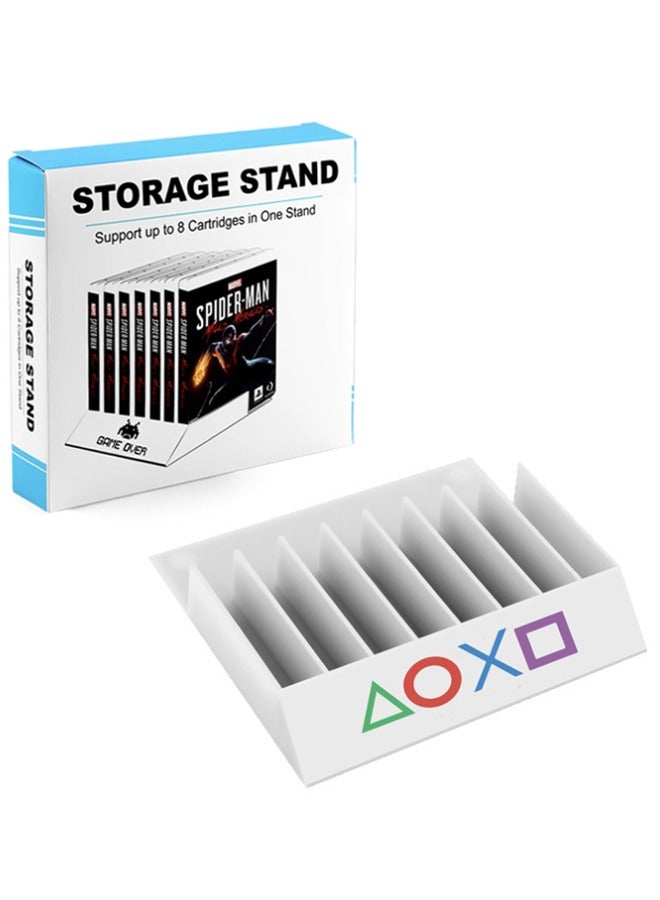 general CD Disks Card Holder Game CD Organizer Holds for PS4/5 XBOX(Holds 8 Disks)  - Image 2