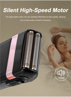 infino Vintage Style Electric Shaver and Razor for Men - Compact Travel-Friendly Reciprocating Razor with Floating Blade, USB Rechargeable, Low Noise, Ideal for On-The-Go Grooming  - Image 5