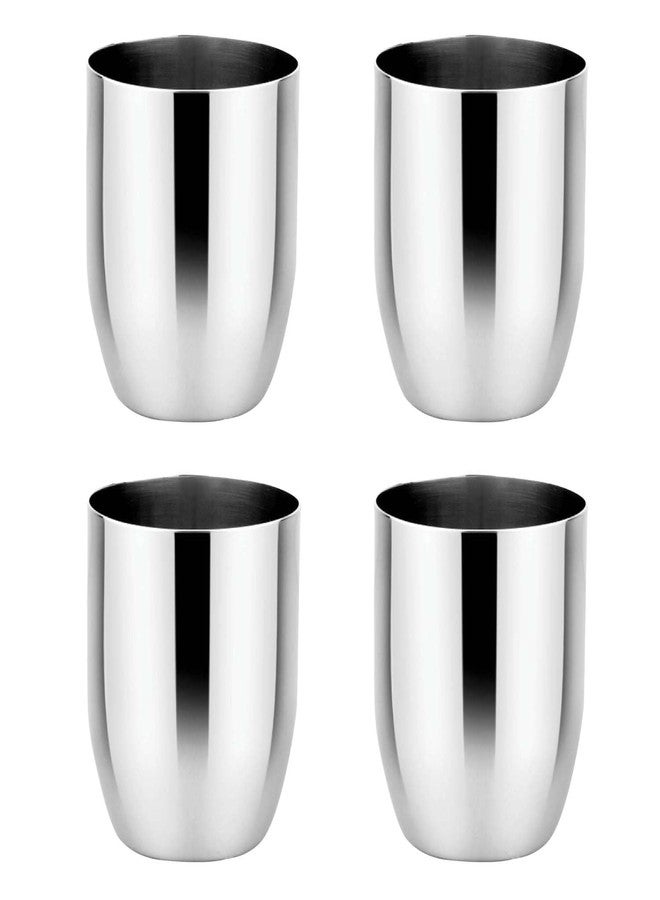 Ahimsa Stainless Steel Kids Cups - Pediatrician Designed Toddler Cup for Open Cup Training, 8oz, 100% BPA Free & Dishwasher Safe (Set of 4 Stainless Steel Cups) - Image 1