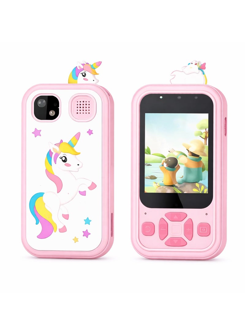 Maanys Kids Smart Phone Toys for Boys & Girls Ages 3-7, Toddler Phone Toys with Learning Games & MP3 Music Player, Birthday Gift & Travel - Image 1