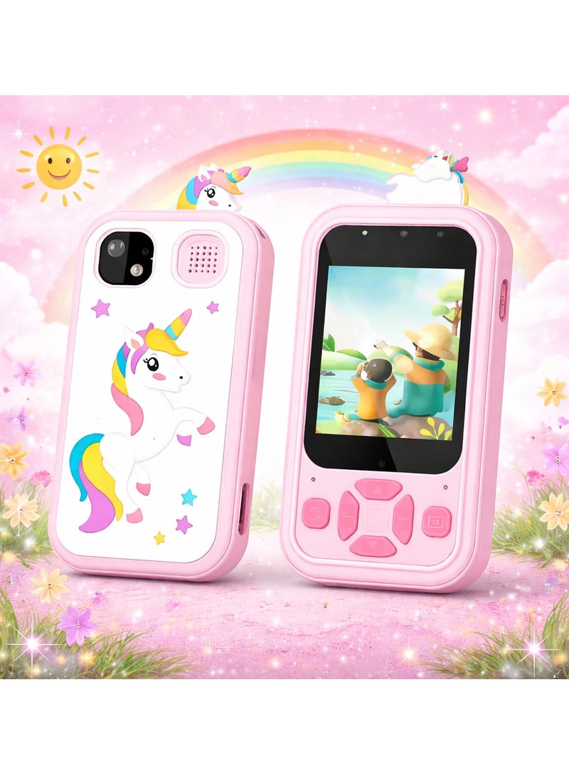 Maanys Kids Smart Phone Toys for Boys & Girls Ages 3-7, Toddler Phone Toys with Learning Games & MP3 Music Player, Birthday Gift & Travel - Image 2