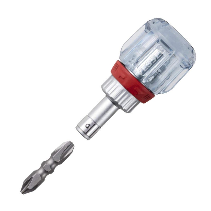 Vessel TD-6700W-23 Stubby Ratchet Driver - Image 1