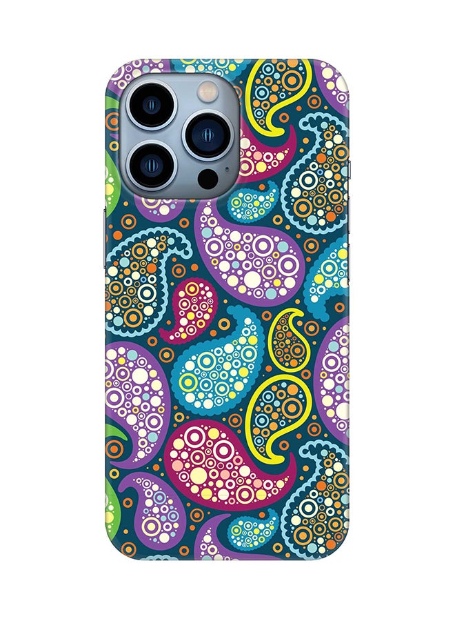 Case for Apple iPhone 14 Pro Slim Snap Classic Series Mobile Cover Hard PC Shield Matte Finish Print - Indian Summer