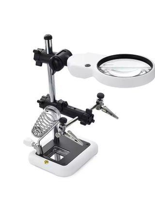 Magnifying Glass Stand Magnifying Glass 3.5 x 5.25 x with Interchangeable Cool and Warm LEDs - pzsku/ZFA88E3A6EE8E2AF9D954Z/45/_/1739436235/ac15eb5c-b6ec-48f7-90f5-33bd08bba795