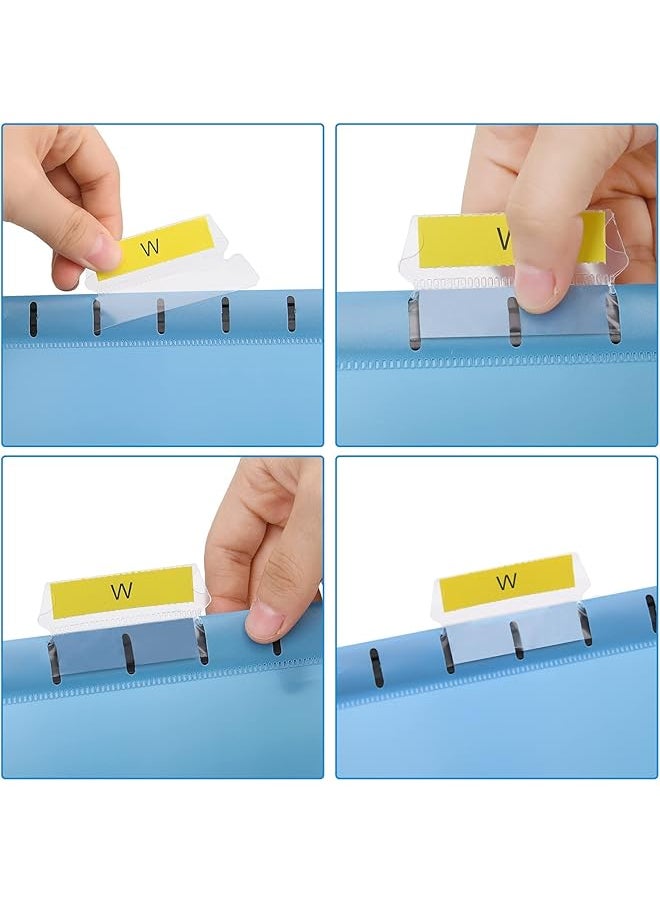 erorex - A4 Suspension Files Polypropylene Filing Cabinet Suspension Files With Tabs And Card Inserts For School Home Work Office Organization 12Pcs Blue - Image 1