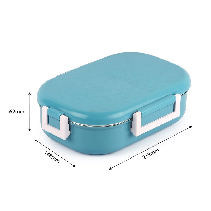 Cello Altro Neo Lunch Box, Neo Blue, 700ml 2 Units Insulated Lunch Boxes Stainless Steel Lunch Box for Kids Leak-Proof Snacks Tiffin Box for School - Image 5