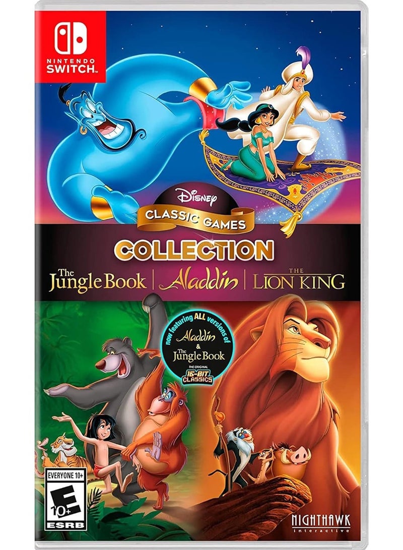 NIGHTHAWK interactive Disney Classic Games Collection: The Jungle Book, Aladdin and the Lion King - Nintendo Switch - nintendo_switch - Image 1