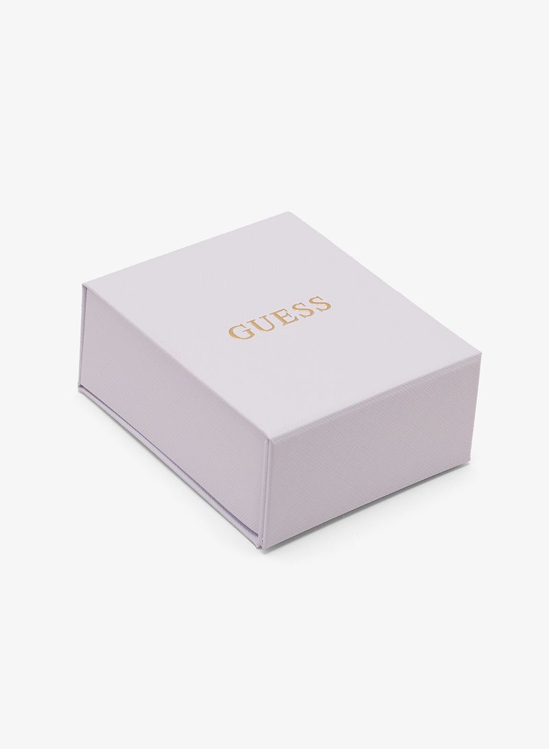 GUESS 15Mm Crystal Cube Hoops - Image 3