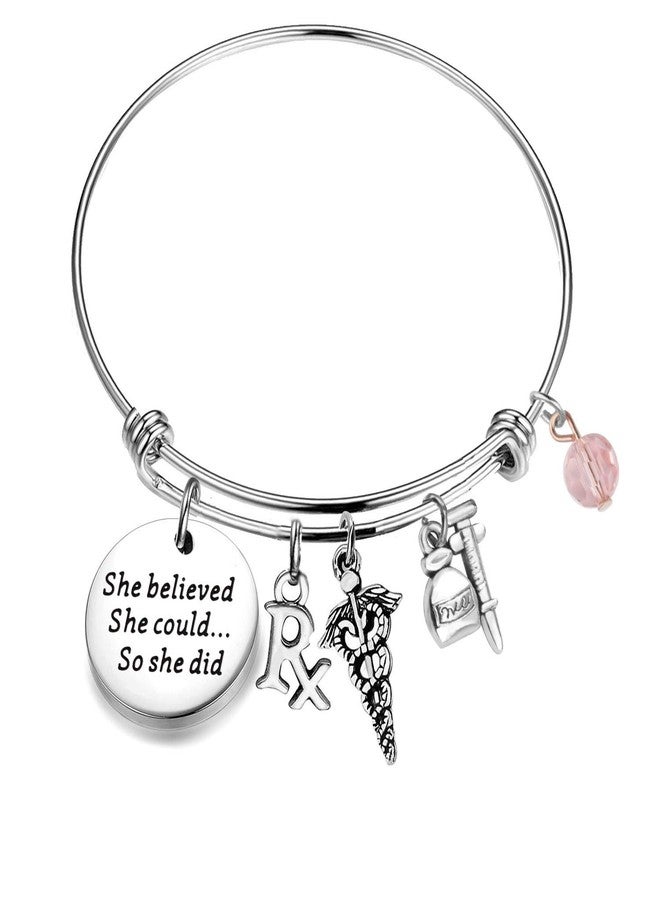 لوجيب بيردجوت هدية بيردجوت لفنيي الصيدلة - سلسلة مفاتيح هدية للصيادلة لطلاب الصيدلة والفنيين (سوار RX) - Image 1