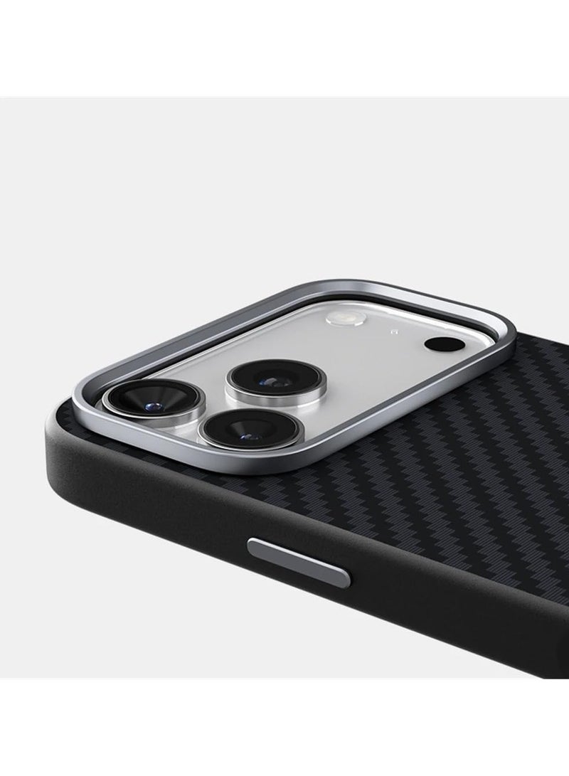 general The phone case is compatible with Redmi K90 Max 5G, featuring a magnetic carbon fiber geometric pattern imprint design and an ultra-thin phone case - Image 3