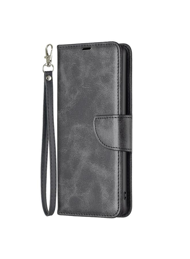 S-TOP Case For iPhone 16 Pro Max Lambskin Texture Pure Color Flip Leather Phone Case - Image 3