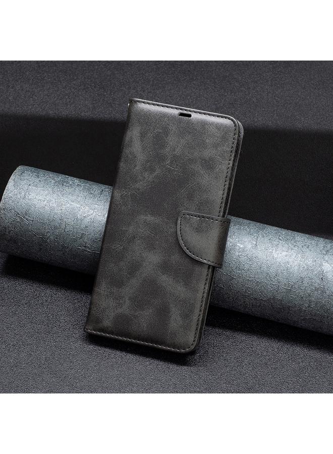 S-TOP Case For iPhone 16 Pro Max Lambskin Texture Pure Color Flip Leather Phone Case - Image 2