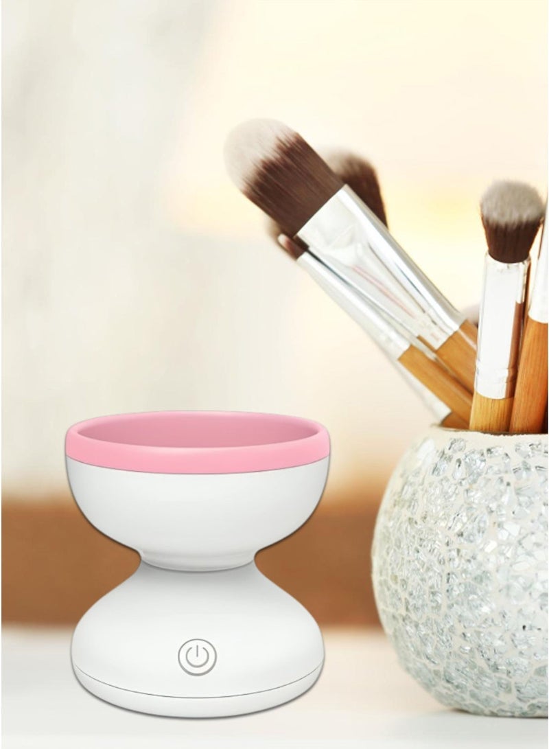 Automatic Electric Makeup Brush Cleaning Device – Gentle Deep Cleaning Silicone Mat for Thorough Removal of Cosmetic Build-Up – USB Rechargeable / Operated, Portable and Lightweight – Protects Brush Quality, Prevents Bacteria Growth, and Gives You Always Ready Brushes for Professional Results - Image 4
