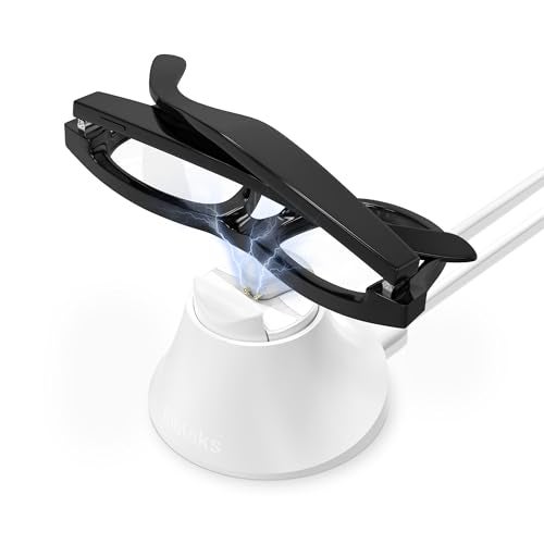 HIBLOKS Charging Station Compatible with Ray-Ban Meta Wayfarer/Gen 2 and Skyler/Gen 2 Accessories, Magnetic Charger Dock Stand with Fast Charging & LED Indicator for Smart Glasses & Glasses Case - Image 1