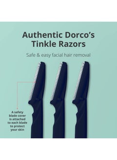 DORCO Line-Up Razor For Men - Ultimate Grooming Tool For Mustache & Beard (2 Pack)  - Image 3